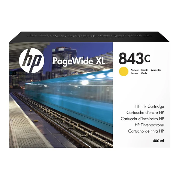HP 843C XL Amarillo Cartucho de Tinta Original - C1Q68A 1