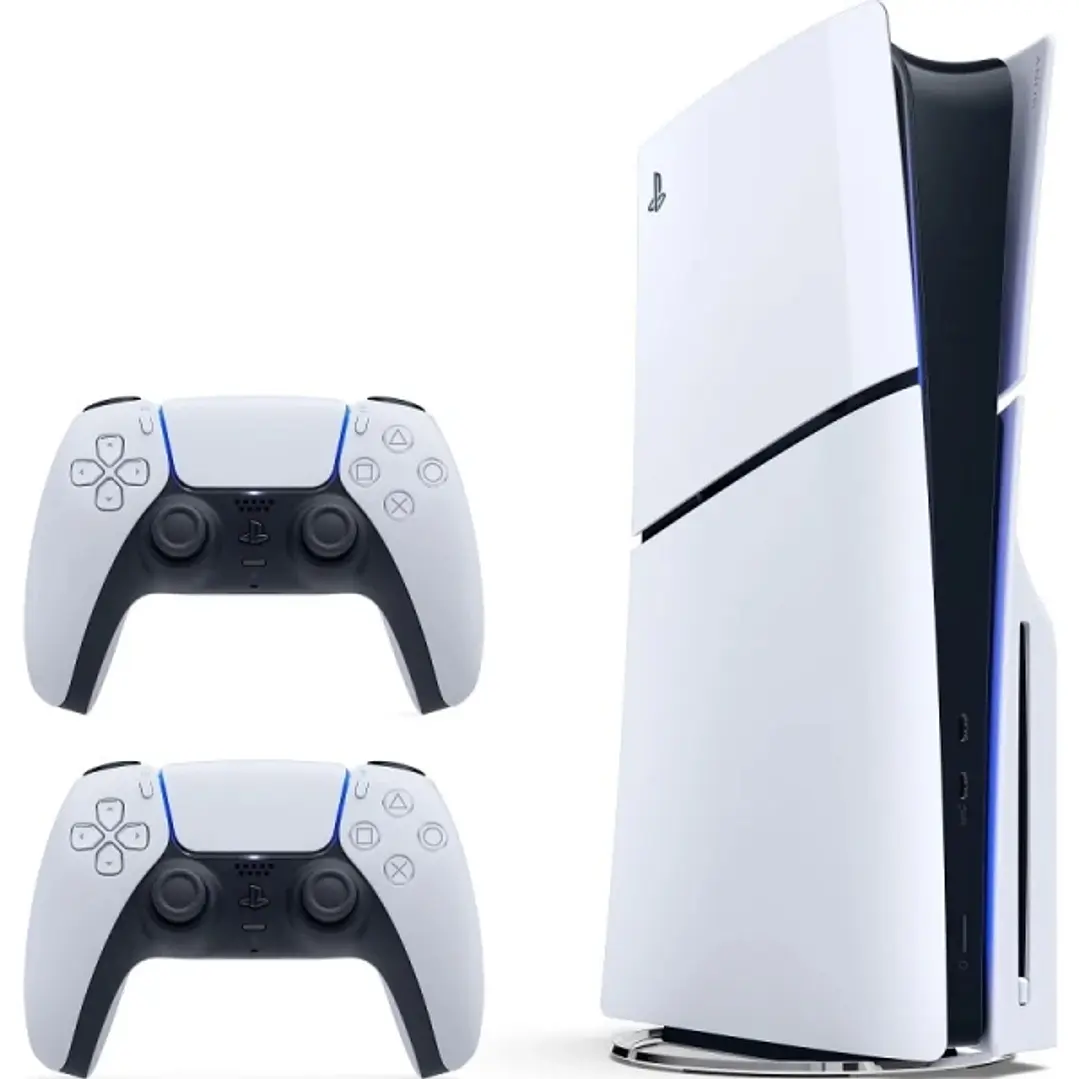 Sony PS5 Consola PlayStation 5 Slim Chasis D 1TB con 2 Mandos Inalambricos DualSense® 1