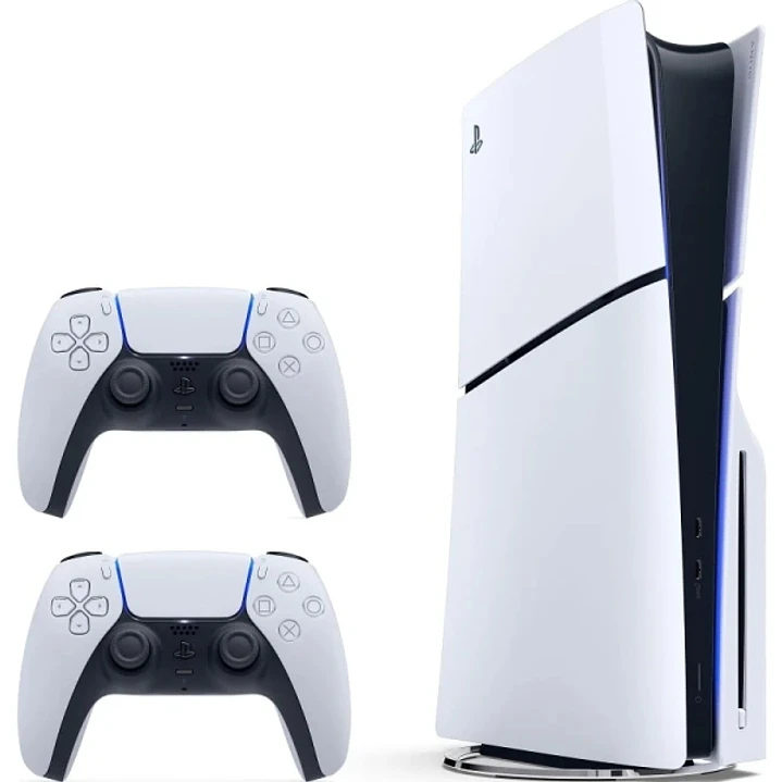 Sony PS5 Consola PlayStation 5 Slim Chasis D 1TB con 2 Mandos Inalambricos DualSense® 1