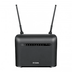 D-Link Router 4G LTE Cat4 WiFi AC1200 Dual Band - Velocidad hasta 1200 Mbps - 2 Antenas Externas - 3 Puertos RJ-45