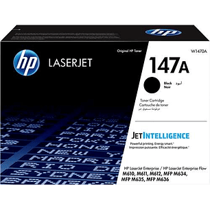 HP W1470A Negro Cartucho de Toner Original - 147A