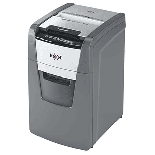 Rexel Optimum AutoFeed 130M Destructora Automatica de Corte en Particulas - Papelera de 44L - Alimentacion Automatica hasta 130 hojas - Tecnologia Ant