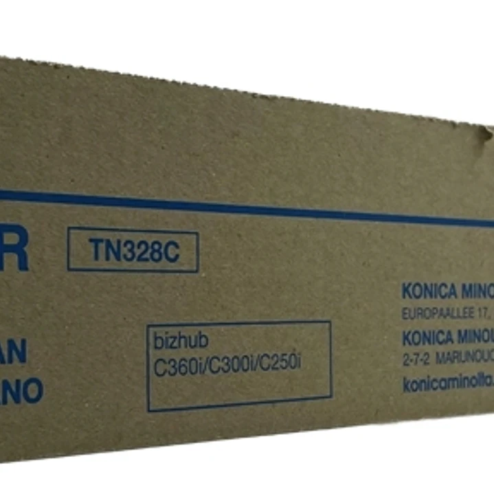 Konica Minolta TN328 Cyan Cartucho de Toner Original - AAV8450/TN328C 1