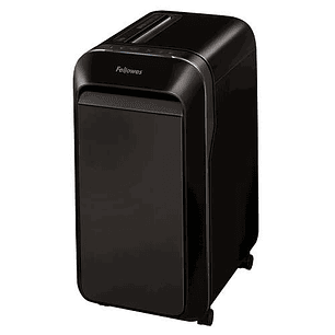 Fellowes LX221 Destructora de Papel Manual Microcorte P-5 - Destruye hasta 20 Hojas - Papelera de 30L - Color Negro