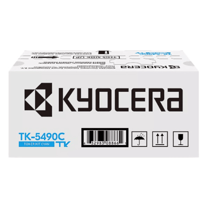 Kyocera TK5490C Cyan Cartucho de Toner Original - 1T0C22CNL1/TK5490C 1