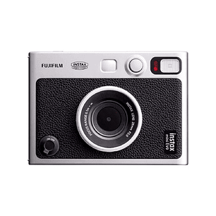 Fujifilm Instax Mini EVO Camara Instantanea Hibrida - Tamaño de Imagen 62x46mm - Exposicion Automatica  - Color Negro