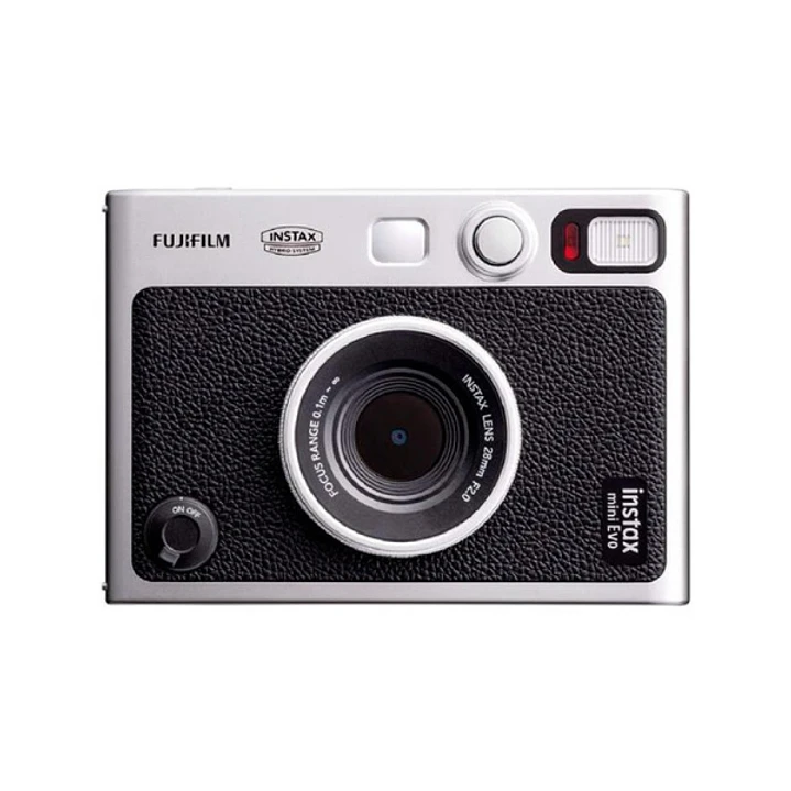Fujifilm Instax Mini EVO Camara Instantanea Hibrida - Tamaño de Imagen 62x46mm - Exposicion Automatica  - Color Negro 1