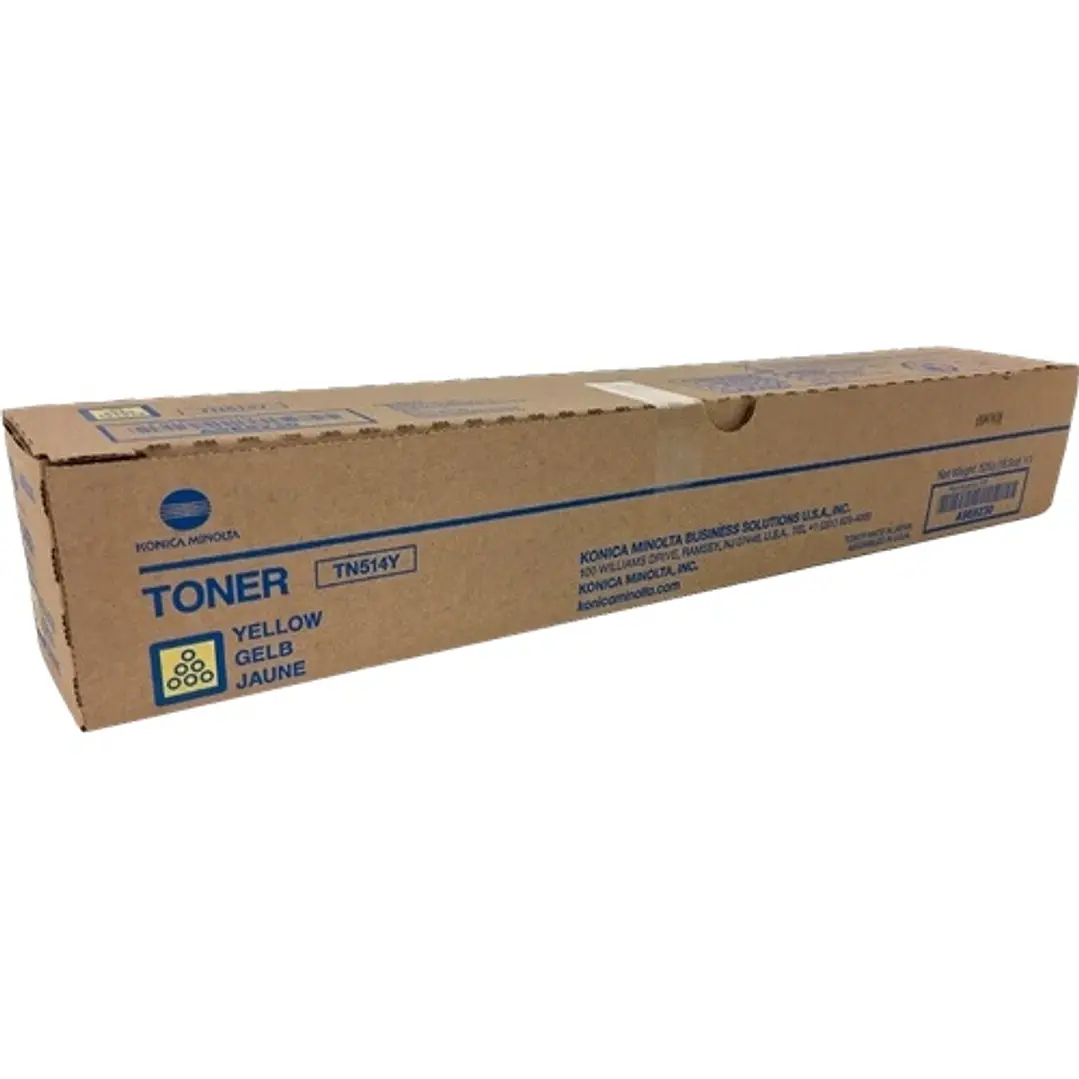 Konica Minolta TN514 Amarillo Cartucho de Toner Original - A9E8250/TN514Y 1
