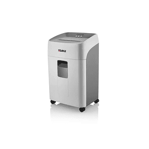 Dahle Deskside 504P Destructora de Papel Manual Microcorte P-5 - Destruye hasta 15 Hojas - Capacidad de la Papelera 40L - Ruedas Giratorias - Color Gr
