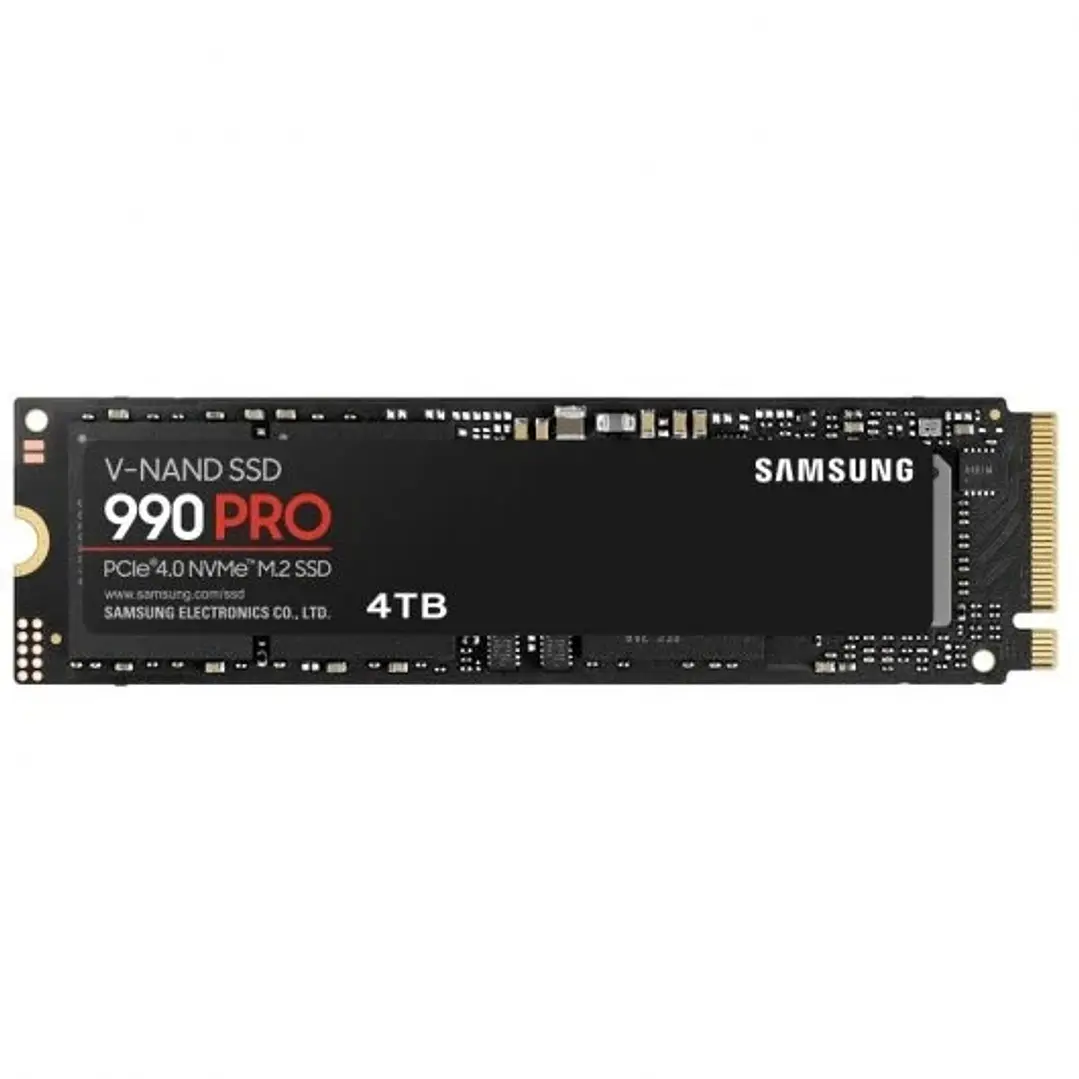 Samsung 990 Pro Disco Duro Solido SSD 4TB PCIe 4.0 NVMe M.2 1