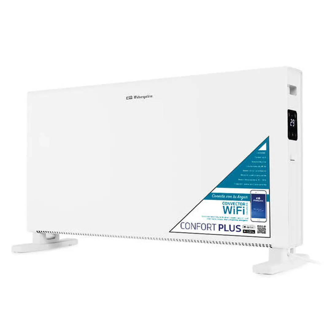 Orbegozo REW 2050 Convector Wifi - Control Inteligente Desde la App - Potencia de 2000W - Temporizador 24H - Proteccion contra Sobrecalentamiento - Pa 1
