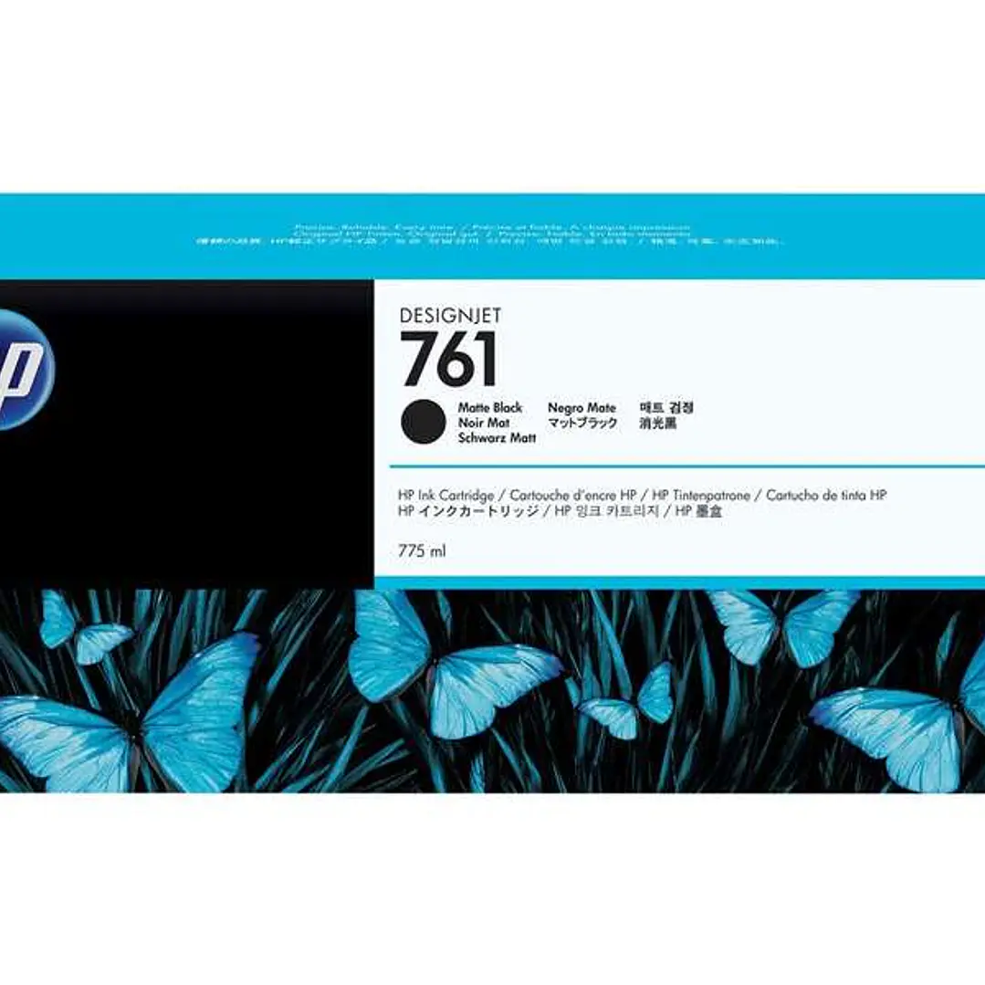 HP 761 Negro Mate Cartucho de Tinta Original - CM997A 1
