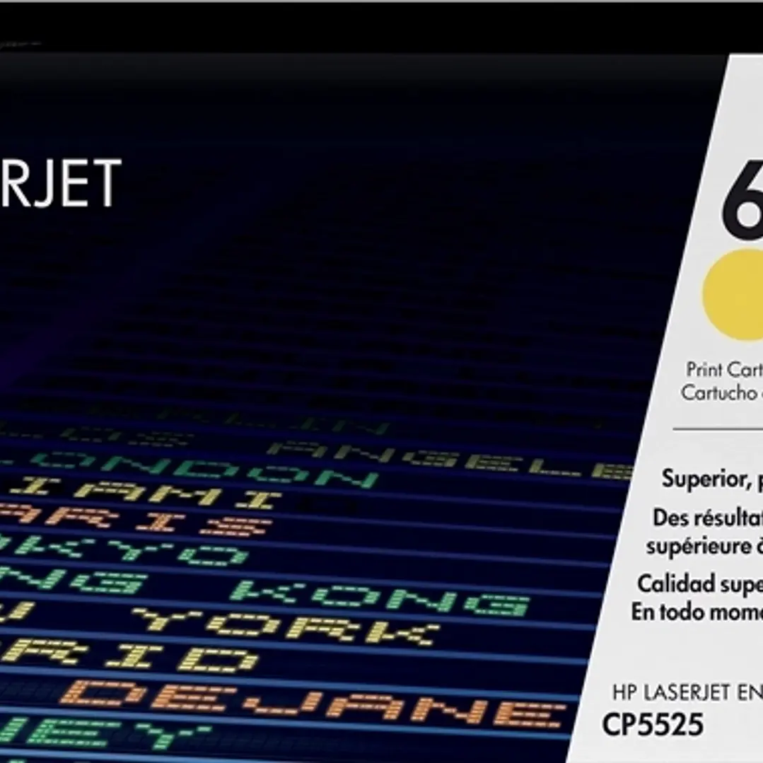 HP CE272A Amarillo Cartucho de Toner Original - 650A 1