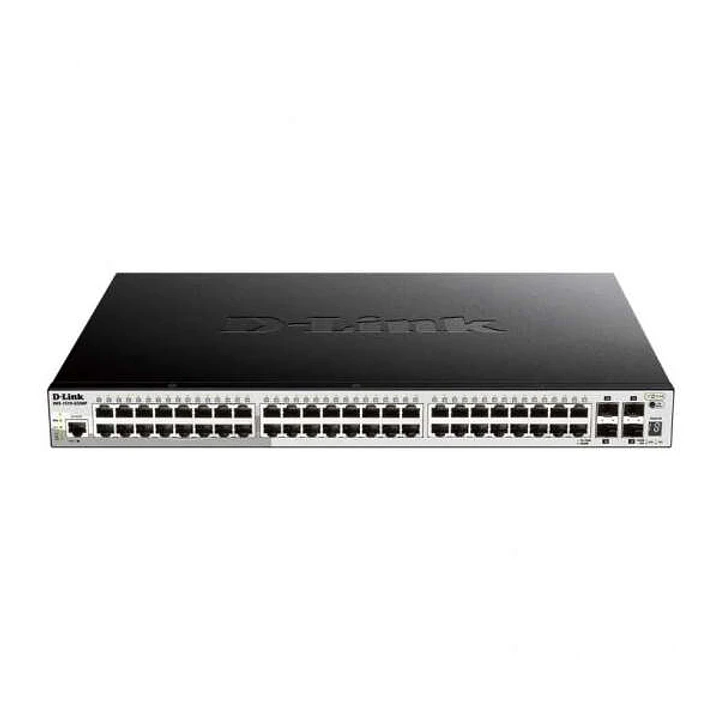 D-Link Switch Semigestionable 48 Puertos Gigabit PoE 370W + 4 Puertos Giga Combo 1