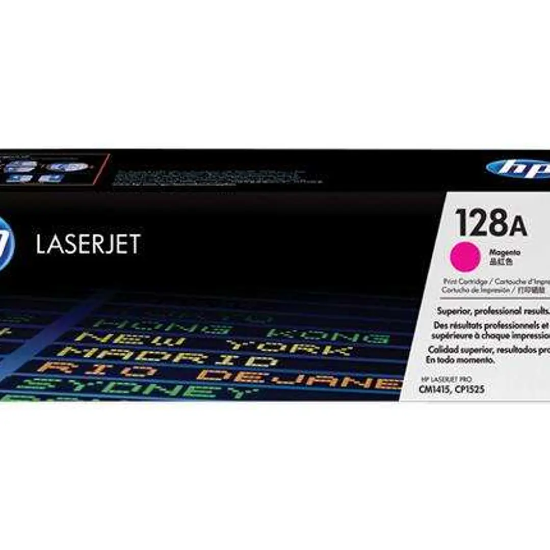 HP CE323A Magenta Cartucho de Toner Original - 128A 1