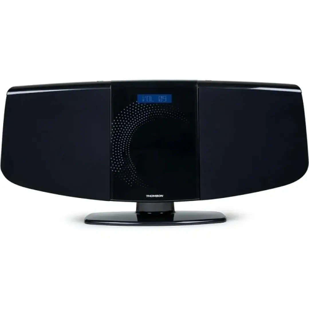 Thomson MIC400BT Micro Cadena 60W Bluetooth - Reproductor de CD, Radio FM - AUX-IN de 3,5mm - Mando a Distancia - Color Negro 1