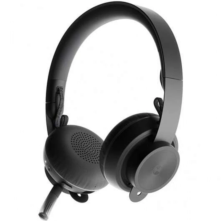 Logitech Zone Wireless MS Teams Auriculares Bluetooth con Microfono - Autonomia hasta 16h - Diadema Ajustable - Almohadillas Acolchadas - Controles en 1