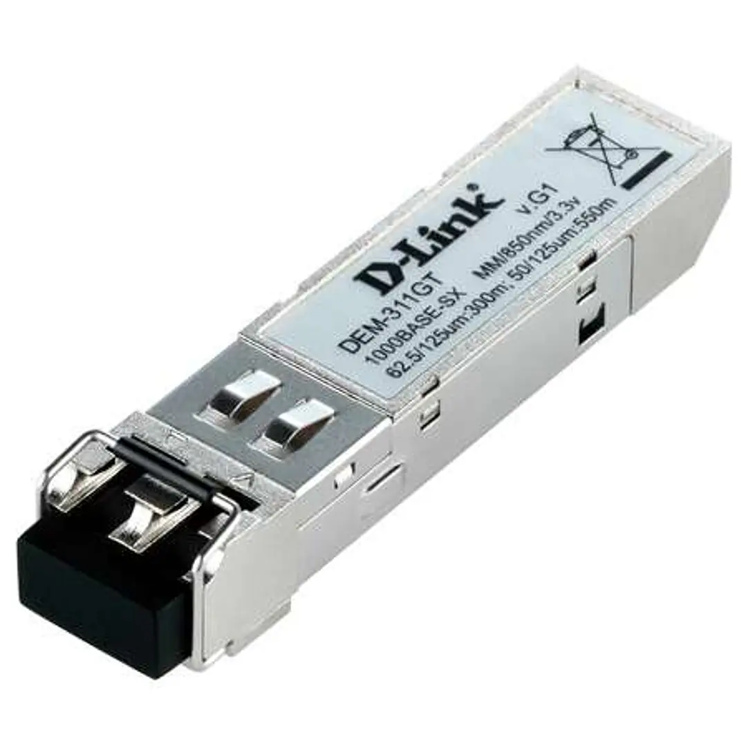 D-Link Pack de 10 Modulos Mini-GBIC 1 Puerto LC 1000BaseSX Multimodo (3.3V, hasta 550m) 1