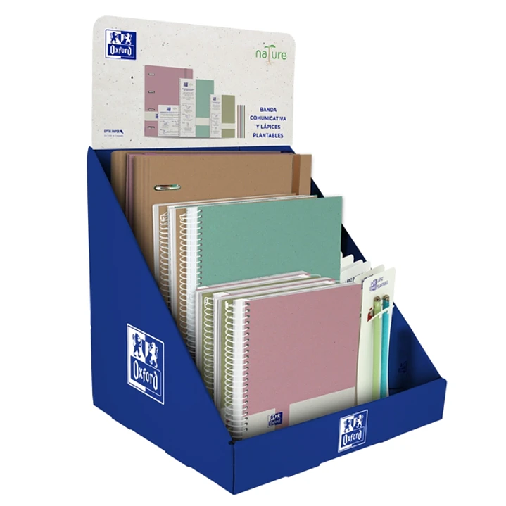 Oxford Nature Expositor Sobremesa Multiproducto - Incluye Europeanbooks y Europeanbinder - Lapices de Colores Incluidos - Diseño Ecologico y Sostenibl 1