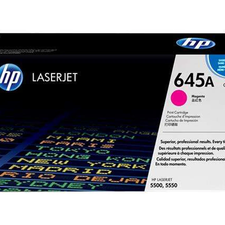 HP C9733A Magenta Cartucho de Toner Original - 645A 1
