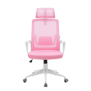 Mars Gaming MGC-ERGOLITE Silla de Oficina - Reposacabezas, Soporte Lumbar y Reposabrazos Ajustable - Malla Transpirable - Asiento de Espuma - 575x600x
