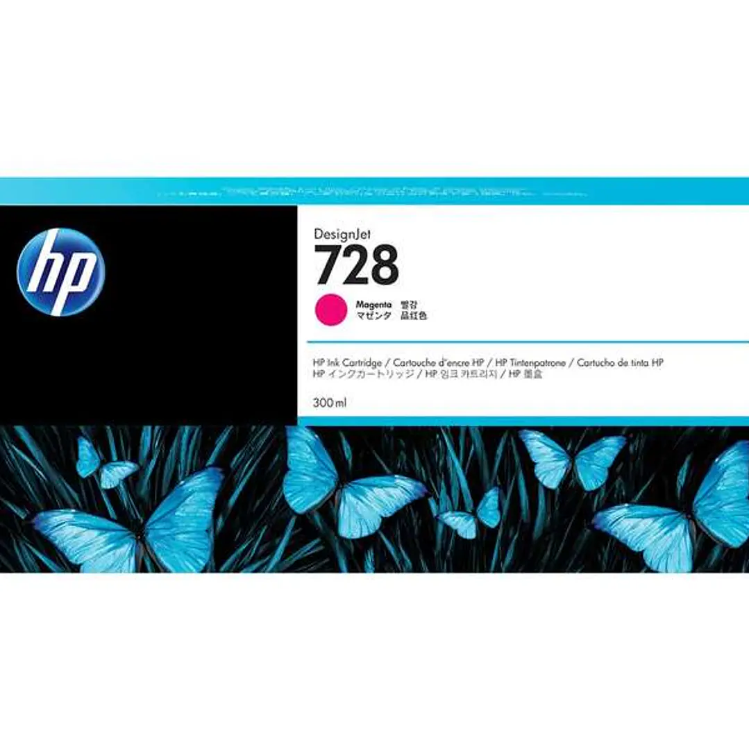 HP 728 Magenta Cartucho de Tinta Original - F9K16A 1