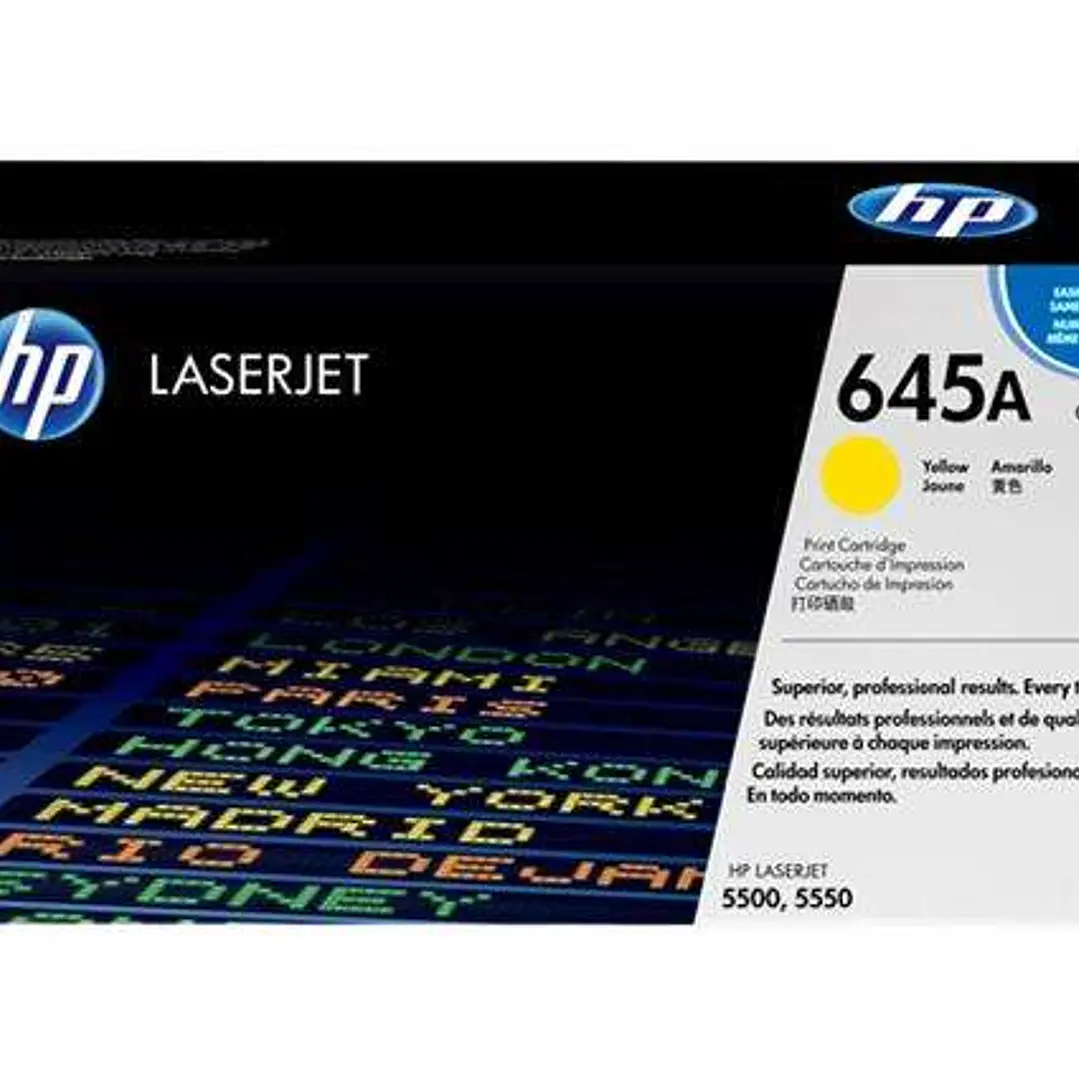HP C9732A Amarillo Cartucho de Toner Original - 645A 1