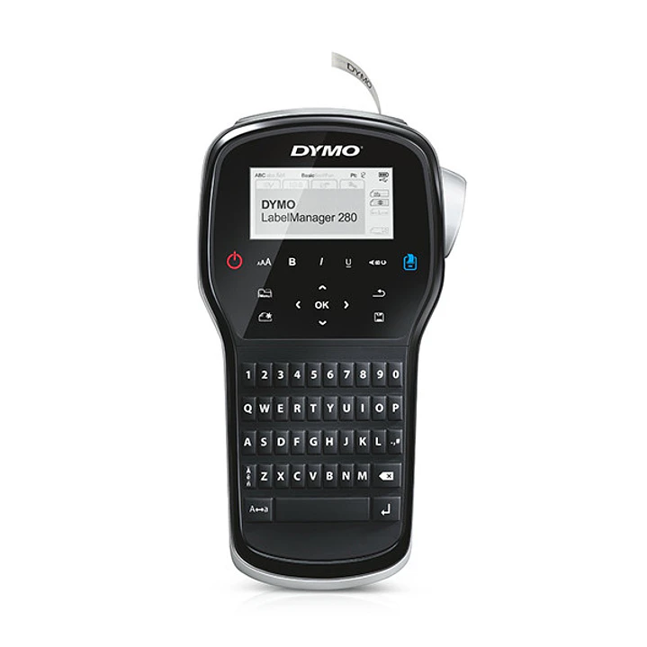 Dymo LabelManager 280 Impresora de Etiquetas Portatil - Pantalla LCD - 20 Maneras de Formatear el Texto - 200 Simbolos e Imagenes Prediseñadas 1