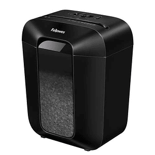 Fellowes LX41 Destructora de Papel Manual Minicorte P-4 - Destruye hasta 11 Hojas - Papelera de 17L - Color Negro