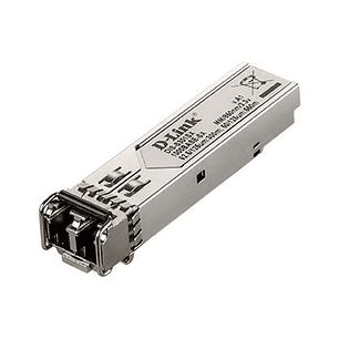 D-Link Modulo Transceptor de Fibra Multimodo Mini-GBIC SFP a 1000BaseSX de 1 Puerto - Hasta 550m