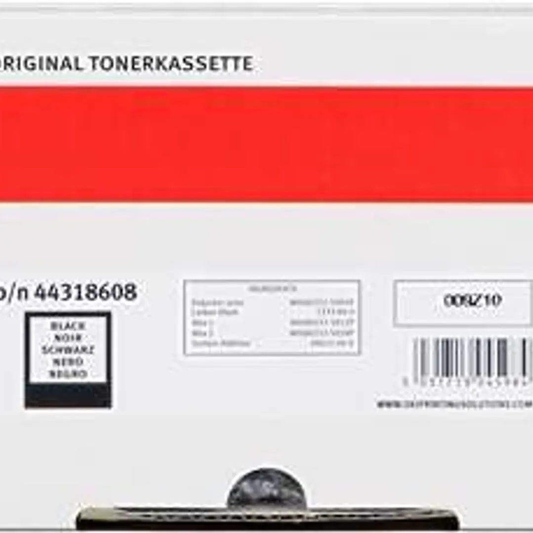 OKI C710/C711 Negro Cartucho de Toner Original - 44318608 1