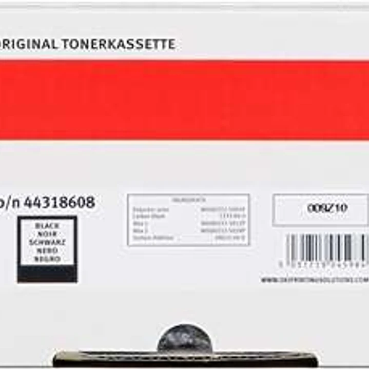 OKI C710/C711 Negro Cartucho de Toner Original - 44318608 1