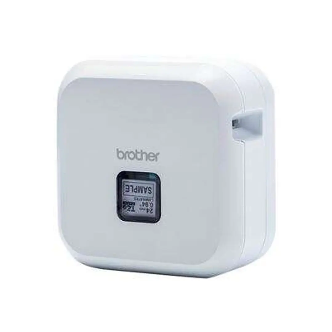 Brother PT-P710BTH Cube Rotuladora Electronica Portatil Bluetooth USB - Resolucion 180ppp - Velocidad 20mms - Bateria Recargable - Color Blanco 1