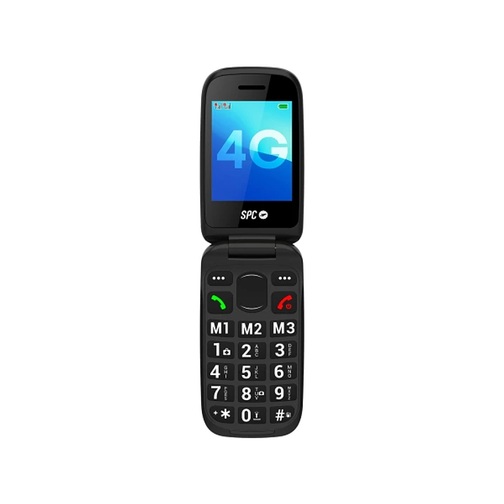 SPC Harmony 2 4G Telefono Movil para Mayores - Teclas Grandes - Radio FM- Boton de SOS - 3 Memorias Directas - Linterna - Base de Carga Incluida - Col 1