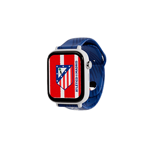 Savefamily Reloj Inteligente Smartwatch Infantil Savewatch Plus Edicion Atletico de Madrid con GPS y Llamada - Correa Silicona Azul