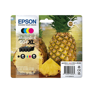 Epson 604XL Pack de 4 Cartuchos de Tinta Originales - C13T10H64010