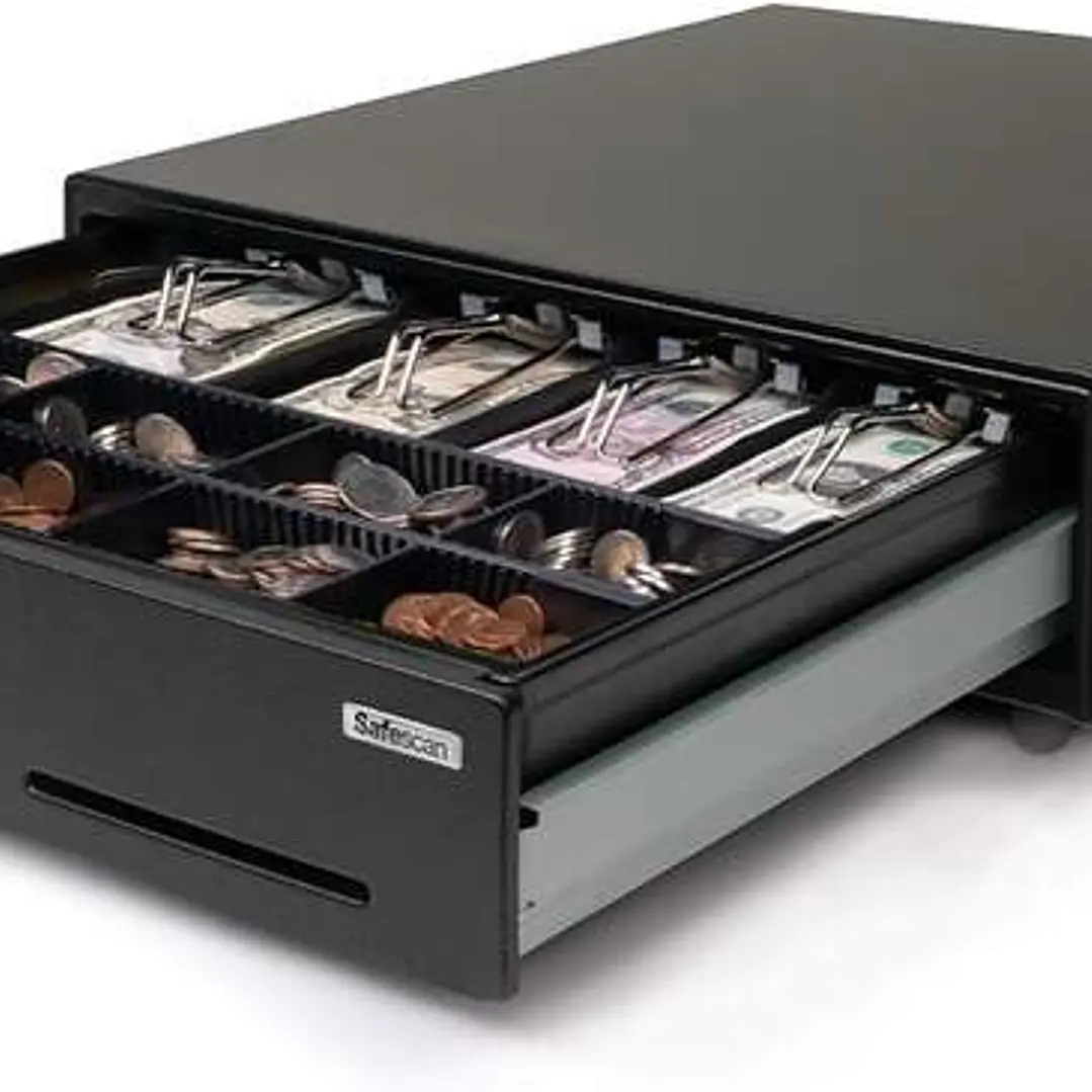 Safescan SD-3540 Cajon Portamonedas - 8 Compartimentos para Monedas - 4 Compartimentos para Billetes - hasta 1 Millon de Aperturas 1