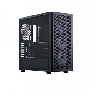 Cooler Master Elite 502 Caja Torre E-ATX - 3 Ventiladores 120mm RGB - Ventana Lateral - Gestion de Cables - Audio - 1xUSB-A - 1xUSB-C - 474x230x481mm 