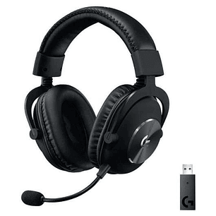 Logitech G Pro X Auriculares Gaming Inalambricos DTS 7.1 con Microfono - Tecnologia Lightspeed - Microfono Flexible - Diadema Ajustable - Almohadillas