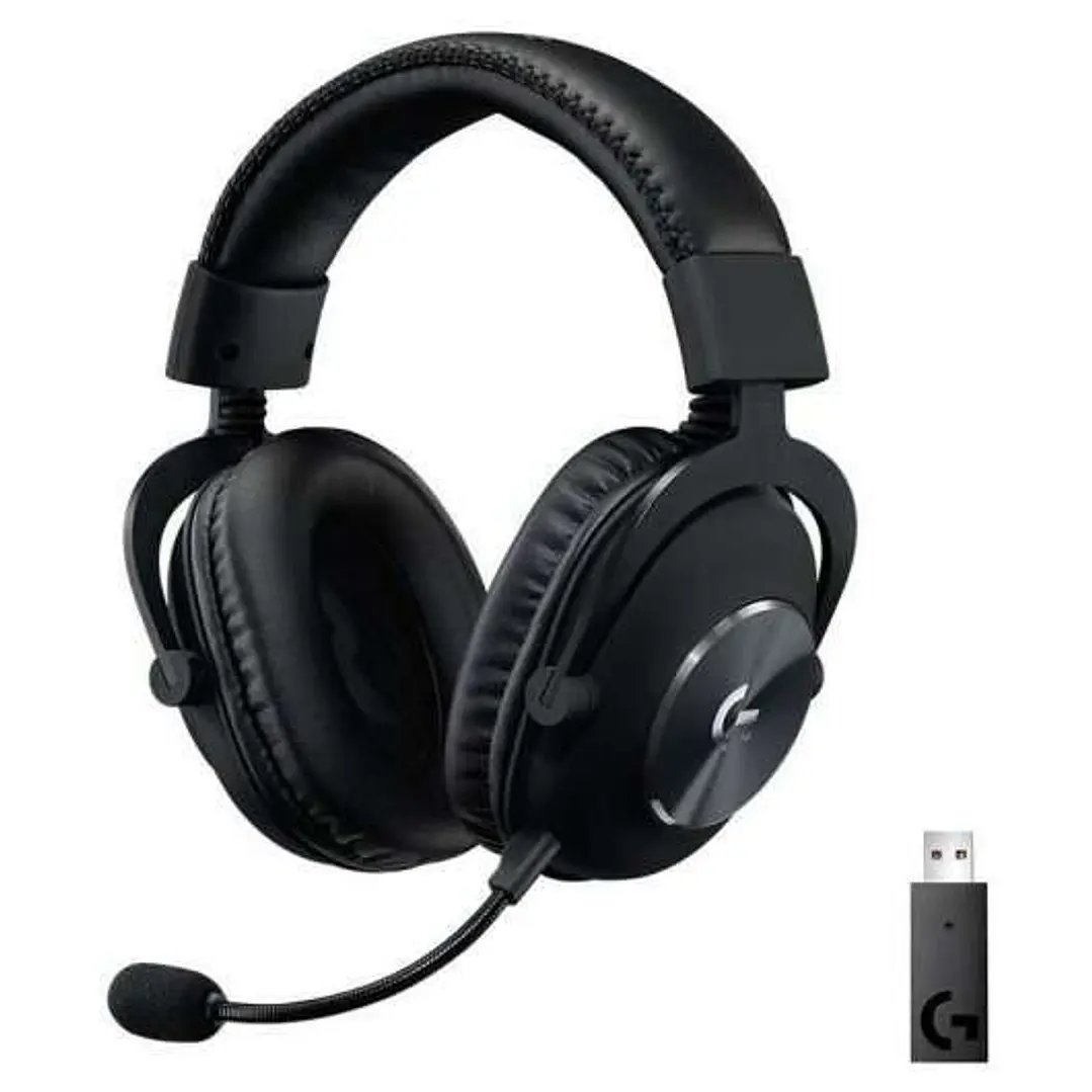 Logitech G Pro X Auriculares Gaming Inalambricos DTS 7.1 con Microfono - Tecnologia Lightspeed - Microfono Flexible - Diadema Ajustable - Almohadillas 1