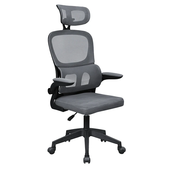 Mars Gaming MGC-ERGOPRO Silla de Oficina Ergonomica - Reposacabezas, Soporte Lumbar y Reposabrazos Ajustable - Malla Transpirable - Asiento de Espuma  1