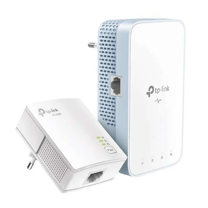 TP-Link Pack de Adaptadores Powerline Gigabit AV1000 WiFi - 1000Mbps - Alcance hasta 300m - Gigabit Ethernet 1