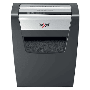 Rexel Momentum x312 Destructora de Papel Manual Corte Confeti P-3 - Destruye hasta 12 Hojas - Funcionamiento Ininterrumpido 6min - Papelera de 23L - C