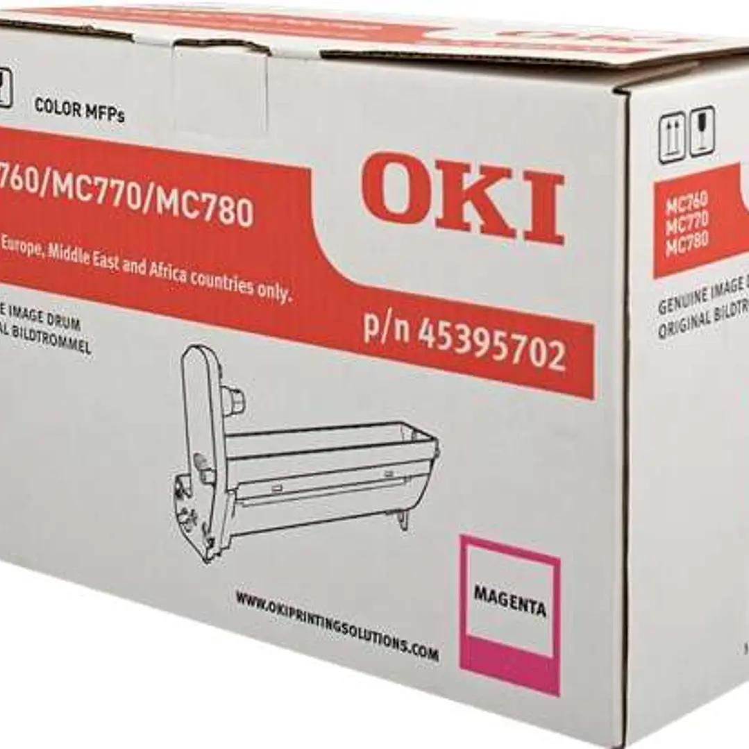 OKI MC760/MC770/MC780 Magenta Tambor de Imagen Original - 45395702 1