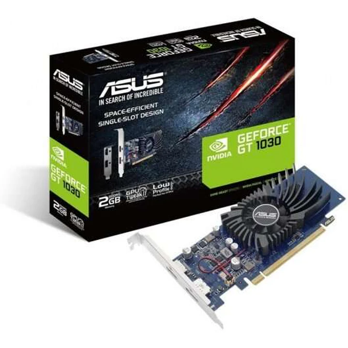 Asus GT1030 2G BRK Tarjeta Grafica 2GB GDDR5 - PCIE3.0, 1x HDMI, 1x DisplayPort 1