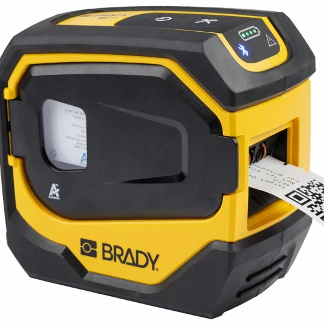 Brady M511 Impresora de Etiquetas Portatil Bluetooth - Resolucion 300ppp - Anchura Maxima de la Etiqueta 38.10mm - Color Amarillo/Negro 1