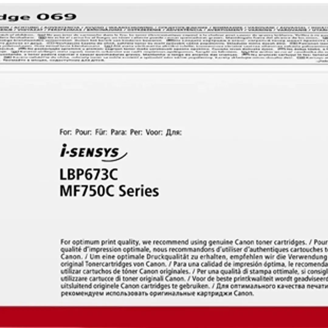 Canon 069 Negro Cartucho de Toner Original - 5094C002 1