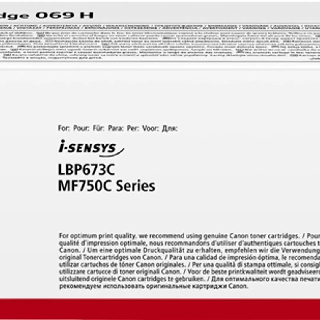 Canon 069H Amarillo Cartucho de Toner Original - 5095C002 1