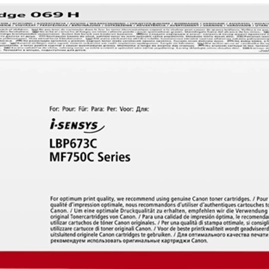 Canon 069H Cyan Cartucho de Toner Original - 5097C002 1