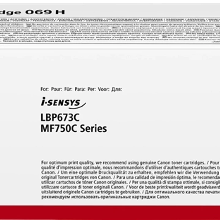 Canon 069H Cyan Cartucho de Toner Original - 5097C002 1